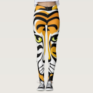 Cartoontiger Tierdruck-Leggings Leggings
