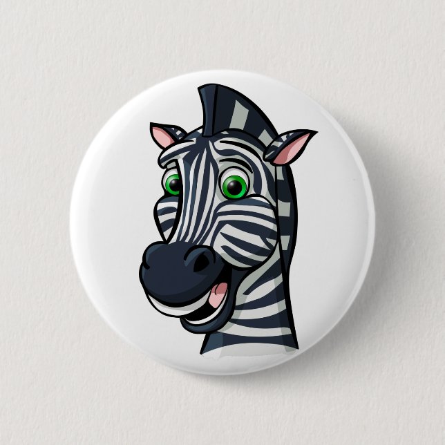 CartoonZebra Button (Vorderseite)