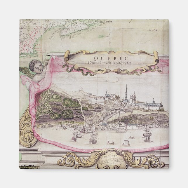 Cartouche von Quebec Magnet (Vorne)
