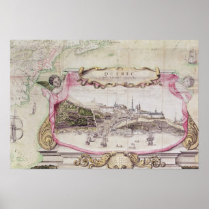 Cartouche von Quebec Poster