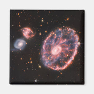Cartwheel-Galaxie, James-Webb-Weltraumteleskop Magnet