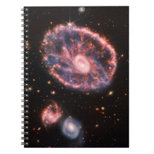 Cartwheel-Galaxie, James-Webb-Weltraumteleskop Notizblock