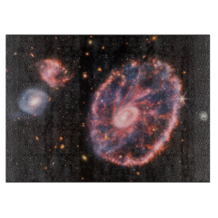 Cartwheel-Galaxie, James-Webb-Weltraumteleskop Schneidebrett