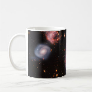 Cartwheel-Galaxie JWST James-Webb-Weltraumteleskop Kaffeetasse