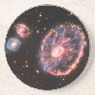 Cartwheel Galaxy, James Webb Space Telescope Getränkeuntersetzer