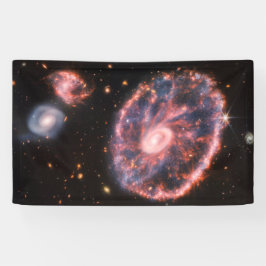 Cartwheel Galaxy JWST James Webb Space Telescope Banner