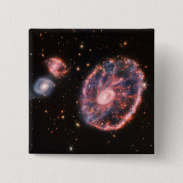 Cartwheel Galaxy JWST James Webb Space Telescope Button
