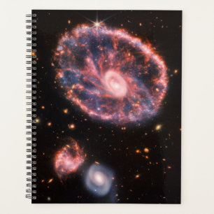 Cartwheel Galaxy JWST James Webb Space Telescope Planer