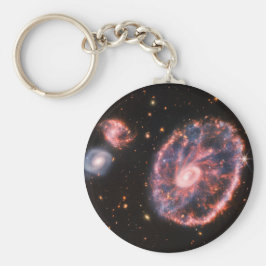 Cartwheel Galaxy JWST James Webb Space Telescope Schlüsselanhänger