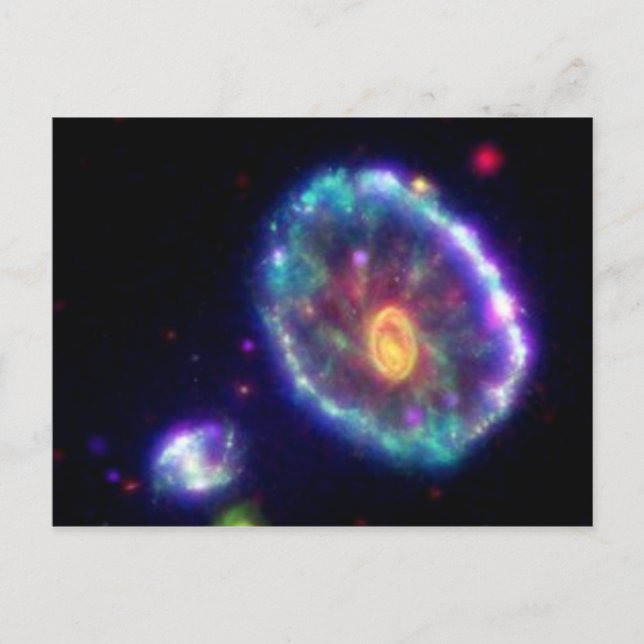 Cartwheel Galaxy Postkarte (Vorderseite)