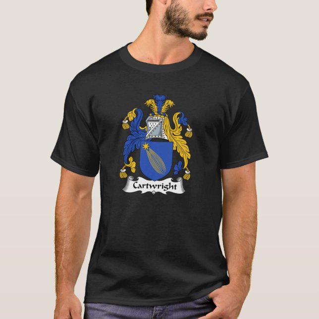 Cartwright Coat of Arms Cartwright Familienwappen T-Shirt (Vorderseite)