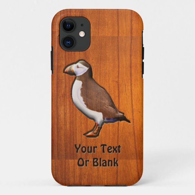 Carved Atlantic Puffin Case-Mate iPhone Hülle (Rückseite)