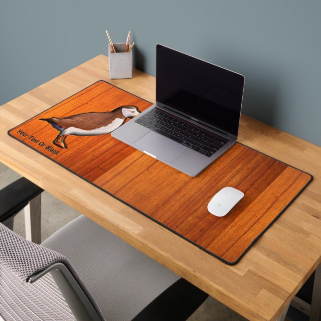 Carved Atlantic Puffin Schreibtischunterlage (Büro 2)