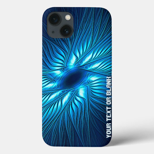 Carved Blue Star Case-Mate iPhone Hülle (Rückseite)