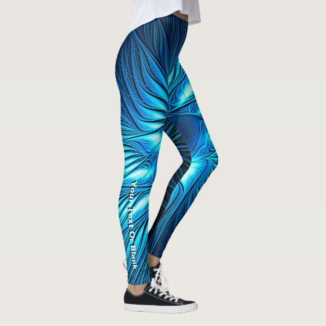 Carved Blue Star Leggings (Rechts)