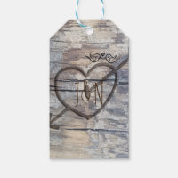 Carved Heart & Mason Jars Love Birds Gastgeschenk
