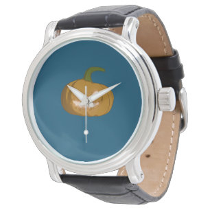 Carved Pumpkin Watch Armbanduhr