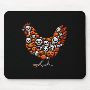 Carved Pumpkins Halloween Hühnchen Niedlich Shape Mousepad