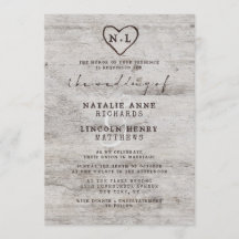 Carved Sweethearts Rustic Birch Wood Tree Wedding