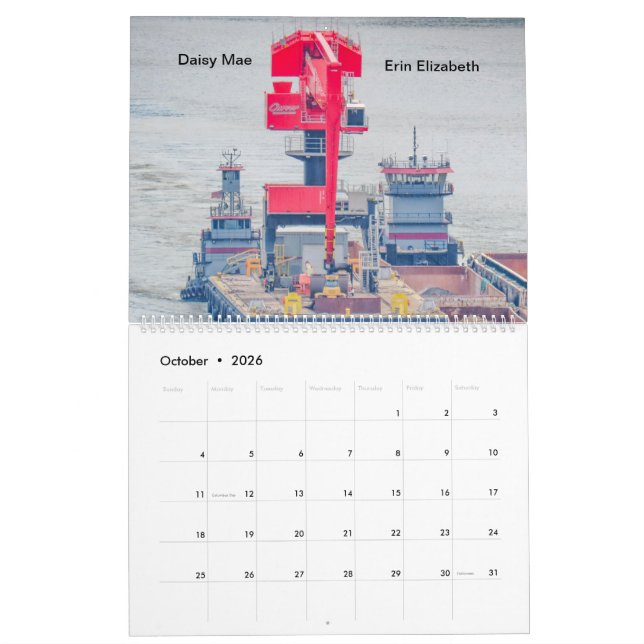 Carver Companies Tugs 2025 Kalender (Okt 2026)