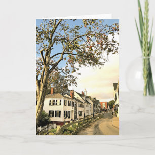 Carver et Leyden Streets Plymouth, MA - carte