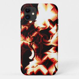 Carvingfeuer auf dunklem Hintergrund Case-Mate iPhone Hülle