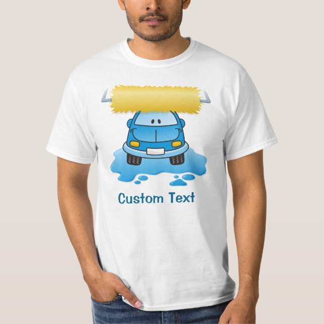 Carwash Cartoon T - Shirt (Vorderseite)