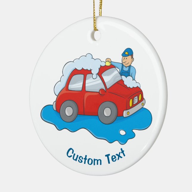 Carwasman Keramik Ornament (Links)