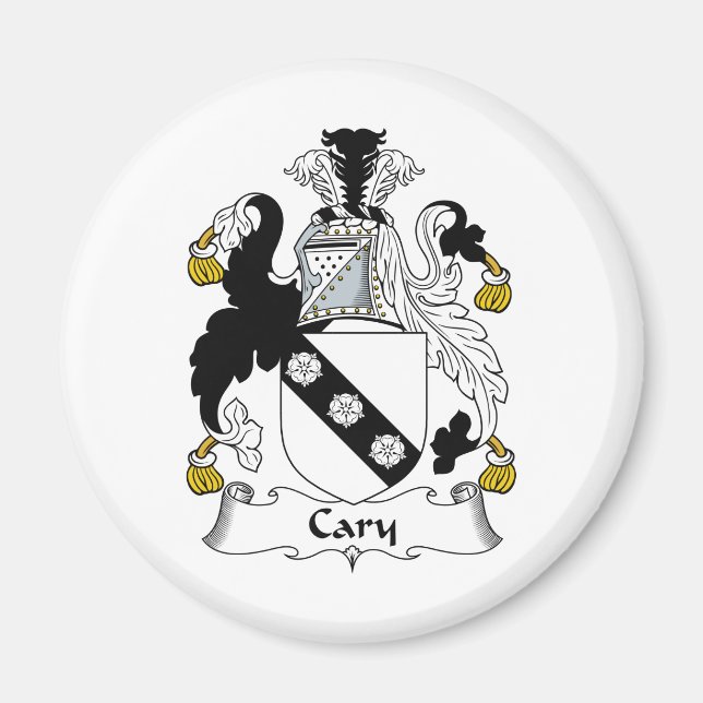 Cary Familienwappen Magnet (Vorne)