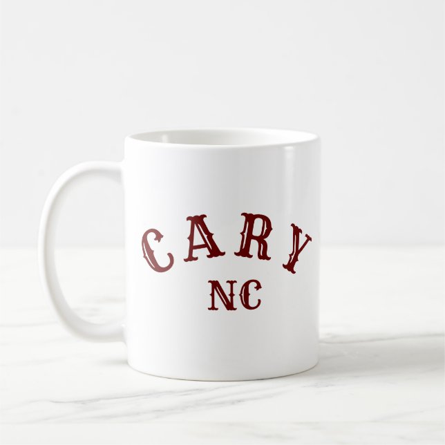 Cary, North Carolina Kaffeetasse (Links)