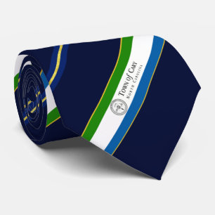 Cary (North Carolina) Stadtflagge Neck Tie Krawatte