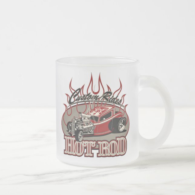 Caryoon-frisierte Auto Mattglastasse (Rechts)