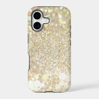 Cas de l'iPhone 5s de parties scintillantes d'or