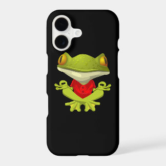 Cas de l'iPhone 7 de grenouille de yoga