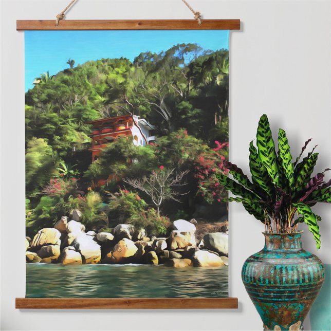 Casa Bahia Bonita 0759 Wandteppich Mit Holzrahmen (Von Creator hochgeladen)