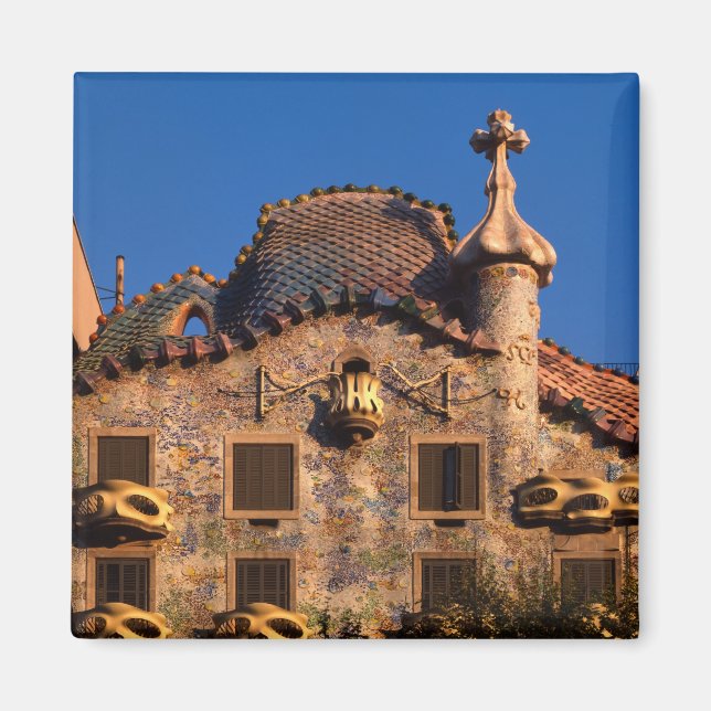 Casa Batilo, Gaudi Architecture, Barcelona, Magnet (Vorne)
