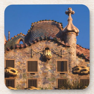 Casa Batilo, Gaudi-Architektur, Barcelona, Getränkeuntersetzer