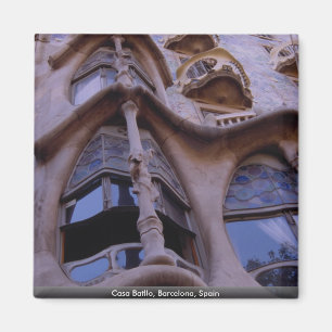 Casa Batllo, Barcelona, Spanien Magnet