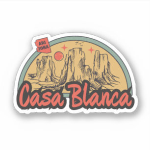 Casa Blanca, Arizona  Aufkleber