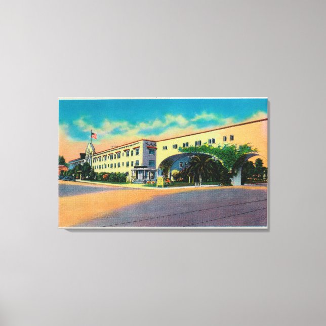 Casa del Rey Hotel am Strand, Santa Cruz Leinwanddruck (Vorderseite)
