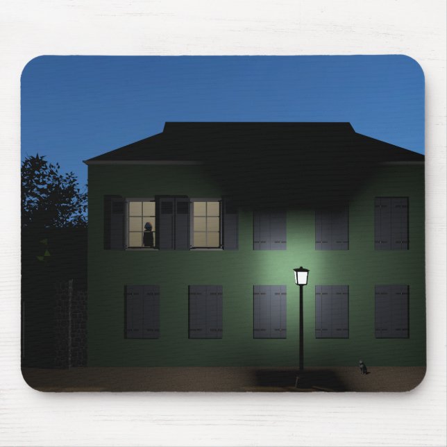 Casa en el campo mousepad (Vorne)