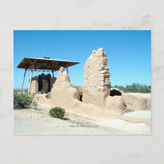 Casa Grande Ruins Postkarte (Vorderseite)