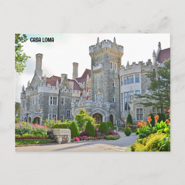 CASA LOMA, TORONTO, KANADA POSTKARTE (Vorderseite)