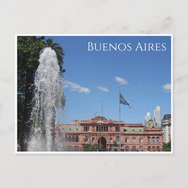 Casa Rosada Postkarte (Vorderseite)