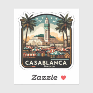 Casablanca Aufkleber