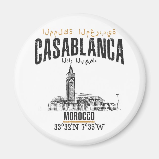 Casablanca Magnet (Vorne)