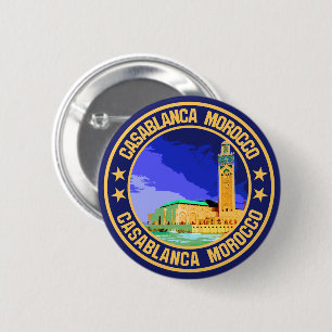 Casablanca Marokko Button