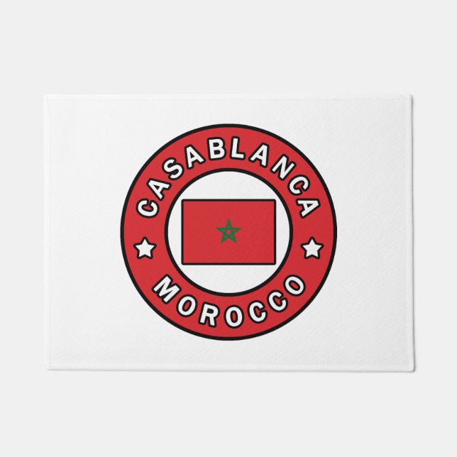 Casablanca Marokko Fußmatte (Vorderseite)
