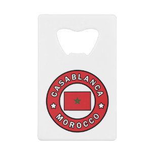 Casablanca Marokko Geldbeutel Flaschenöffner