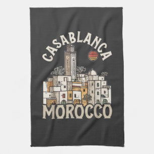 Casablanca Marokko  Geschirrtuch